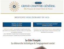 Tablet Screenshot of grand-chapitre-godf.net